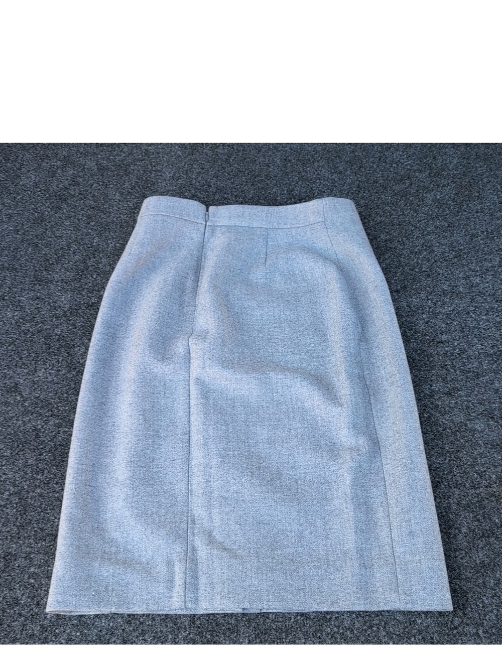 J Crew Skirt Womens Size 6 Gray Tweed Wool Pencil Black Bows 30in Waist Career - Picture 12 of 12